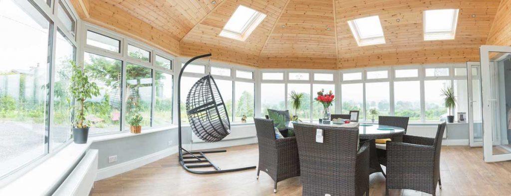 Tipperary Windows Rocking Chair in Kitchen